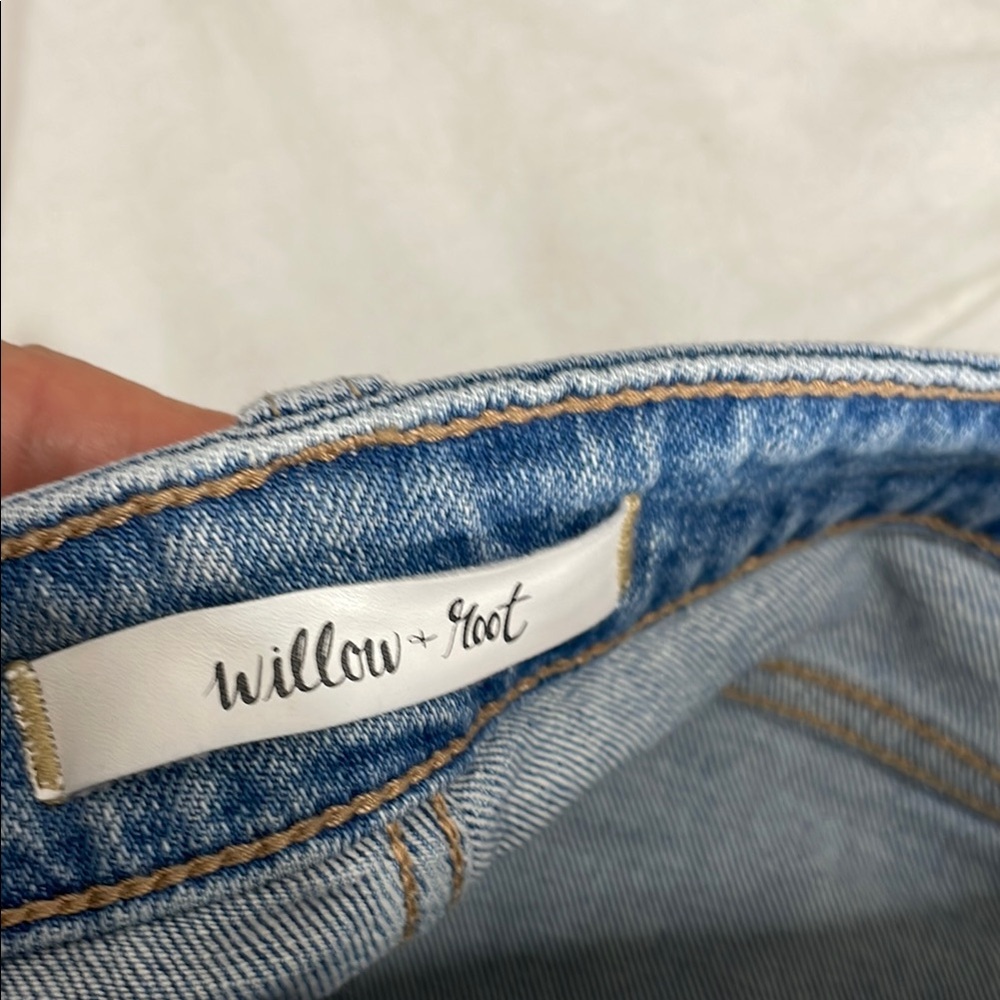 Slim Fit Blue Jeans with Faded Wash - Picture 3 of 8